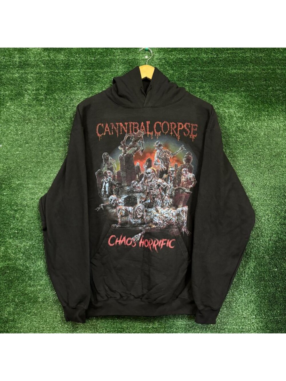 Cannibal Corpse Chaos Horrific Hoodie Size Large